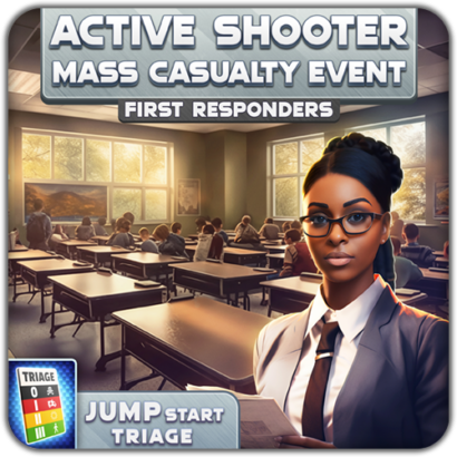 Active Shooter Mass Casualty Event : School Emergency Preparedness Logo